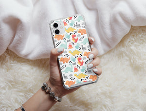 Cute Dinosaur Phone Case – Kawaii Dino Pattern Protective Cover
