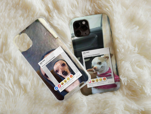 Dog Meme Phone Case – Personalized Funny Social Media Design