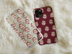 Baby Face Phone Case – Funny Personalized Photo Collage Gift