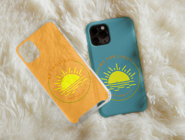 Be The Light Phone Case – Matthew 5:14 Christian Faith Design