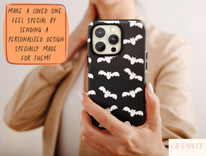 Spooky Bats Phone Case – Cute Bat Halloween Phone Cover