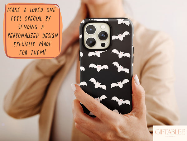 Spooky Bats Phone Case – Cute Bat Halloween Phone Cover
