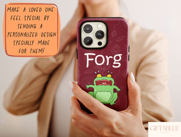 Funny Animal Phone Case – Custom Name Animal Lovers