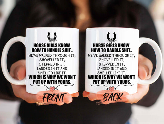 Horse Mug, Funny Horse Mug For Horse Owner Woman Birthday, Funny Horse Gift, Horse Gift For Women, Horse Mom Gifts For Her