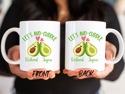 Vegan Gift, Let’s Avocuddle Mug For Vegetarian Birthday, Vegan Gifts, Vegetarian Gifts, Best Vegan Gift, Custom Vegan Mug For Vegetarian