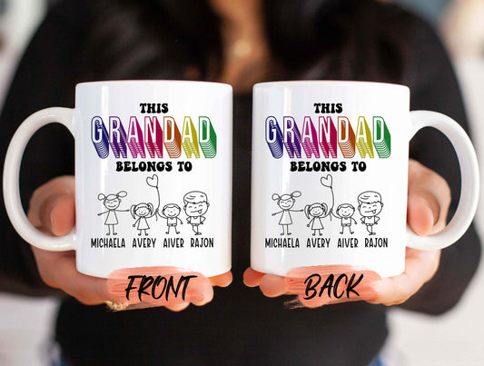 Grandpa Gift, This Grandad Belongs To Mug For Grandfather’s Birthday, Grandpa Mug, Best Grandpa, Grandad Gift For Grandpa
