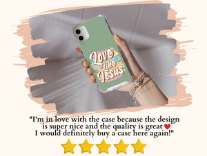 Love Like Jesus Phone Case – Retro Christian Faith Design