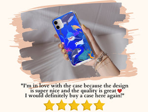 Ocean Sharks Phone Case – Cute Marine Life for Ocean Lovers