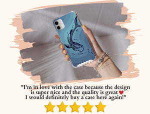 Whale Shark Aqua Phone Case – Blue Underwater Ocean Art Design