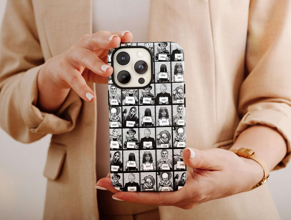 Horror Character Phone Case – Vintage Horror Villains Phone Cover