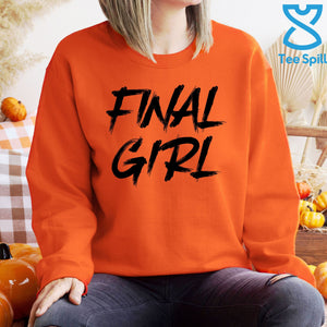Final Girl Sweatshirt – Distressed Horror Movie Crewneck