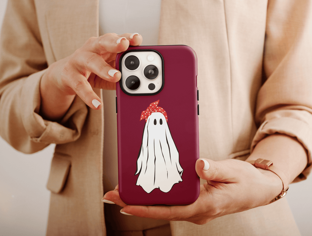 Ghost Halloween Phone Case – Cute Spooky Ghost Phone Case