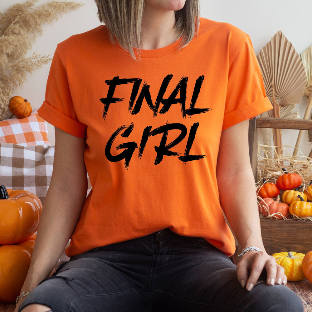 Final Girl Shirt – Distressed Horror Movie Graphic Tee