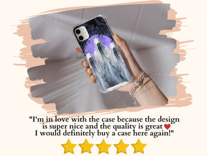 Spooky Ghost Phone Case – Haunted Castle Halloween Phone Cover