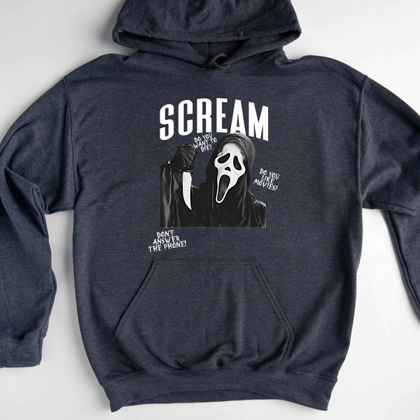 Vintage Scream Sweatshirt – Retro Horror Movie Crewneck