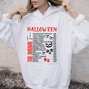 Horror Characters Sweatshirt – Vintage Halloween Horror Crewneck