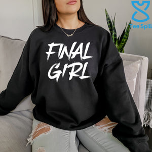 Final Girl Sweatshirt – Distressed Horror Movie Crewneck
