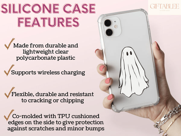 Ghost Halloween Phone Case – Cute Spooky Ghost Phone Case