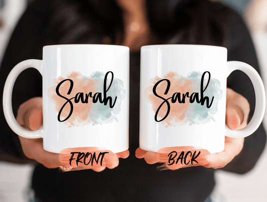 Personalized Mug, Personalized Coffee Mug For Friend Birthday Gift, Monogram Mug, Initial Mug, Custom Name Mug For Men and Women