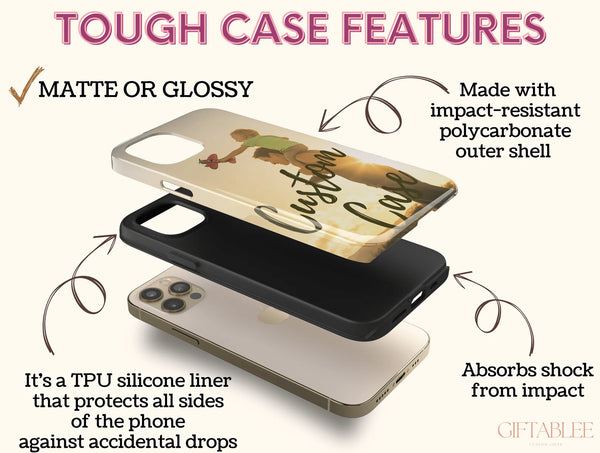 Custom Photo Phone Case – Personalized Picture & Text Cover