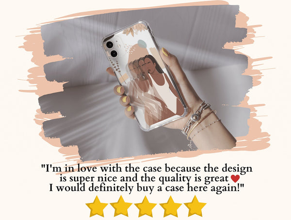 Black Girl Aesthetic Phone Case – Chic Artistic Style Cover