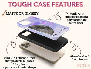 To The Moon And Back Phone Case – Romantic Matching Couple Gift