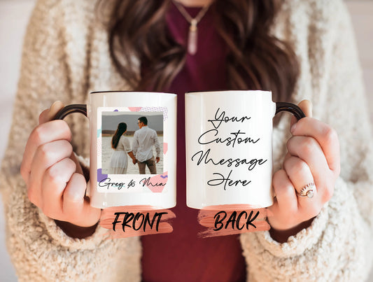 Custom Photo Mug, Personalized Photo Mug For Couples’ Christmas Gift, Photo Mug, Picture Mug, Personalized Photo Mug For Men And Women