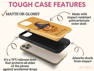 Pumpkin Witch Phone Case – Personalized Halloween Name Case