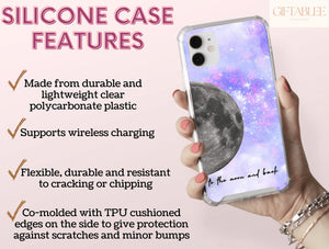 To The Moon And Back Phone Case – Romantic Matching Couple Gift