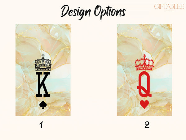 King And Queen Print Phone Case – Royal Couples