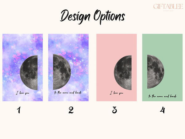To The Moon And Back Phone Case – Romantic Matching Couple Gift