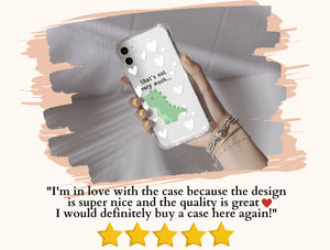 Funny Dinosaur Phone Case – Cute Matching Couple Dino Design