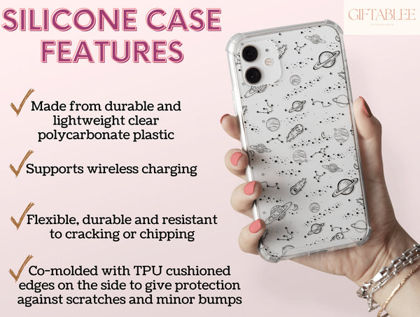 Stars And Planets Phone Case – Cute Celestial Space Design