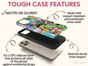 Cat Doodle Phone Case – Colorful Cat Lover