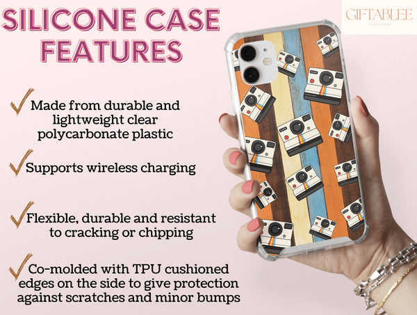 Polaroid Camera Phone Case – Retro Instant Camera Photography Phone Cover