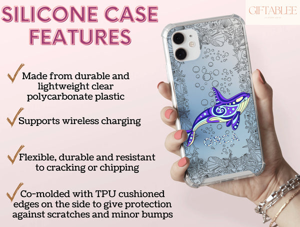Orca Art Phone Case – Colorful Artistic Whale Ocean Design