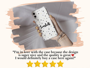 Personalized Stars Phone Case – Custom Name & Star Design