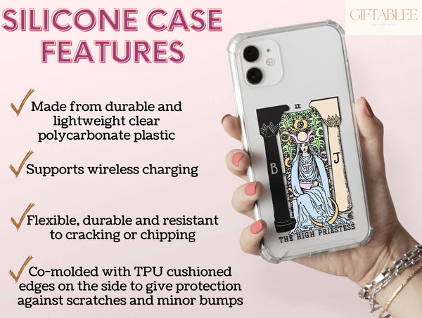 Pastel Tarot Phone Case – Vintage Tarot Card & Mystical Art Design