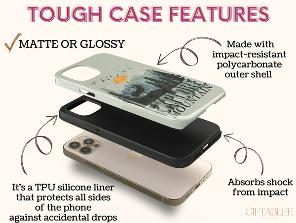 Explore Mountain Phone Case – Rustic Mountain & Wilderness Landscape