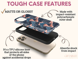 Mountain Doodle Art Phone Case – Whimsical Nature Design