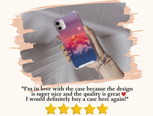 Mountain Sunset Phone Case – Scenic Nature Landscape Design