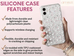 Mini Ghost Phone Case – Cute Spooky Halloween Ghost Pattern