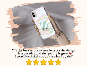Personalized Unicorn Kids Phone Case – Custom Name & Monogram