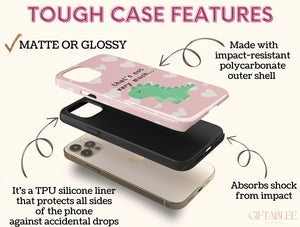Funny Dinosaur Phone Case – Cute Matching Couple Dino Design