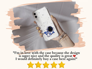 Astronaut Couple Phone Case – Cute Space Lover Gift