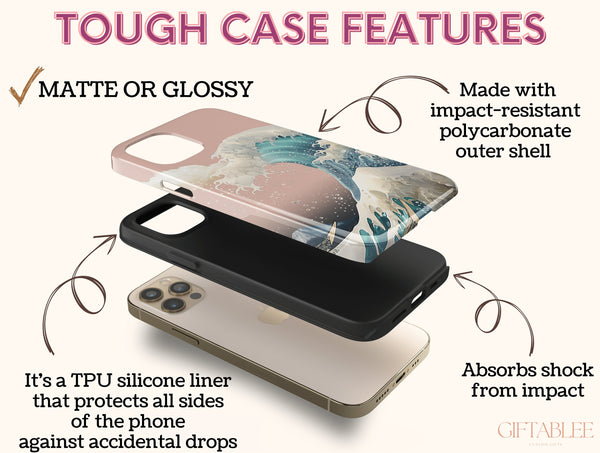 Kanagawa Wave Phone Case – Japanese Ocean Art