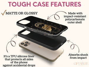 Esoteric Celestial Phone Case – Mystical Astrology Moon Design