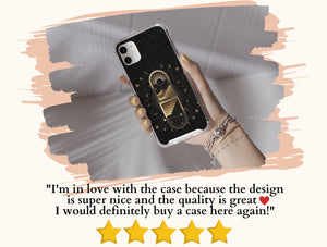 Esoteric Celestial Phone Case – Mystical Astrology Moon Design