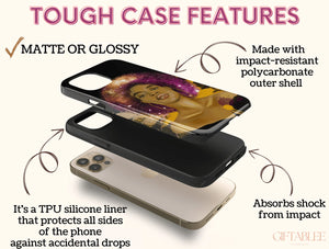 Cosmic Beauty – Afro Girl Phone Case