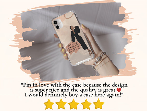 Black Boss Lady Phone Case – Chic Inspirational Quote Design